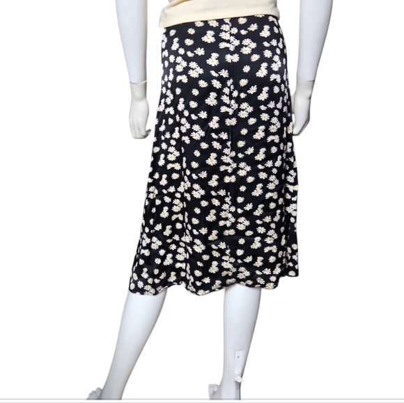 REALISATION PAR | Black Daisy Print Midi Skirt in Size Small - Picture 5 of 8